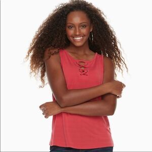 Pink Republic Crisscross Tank Top